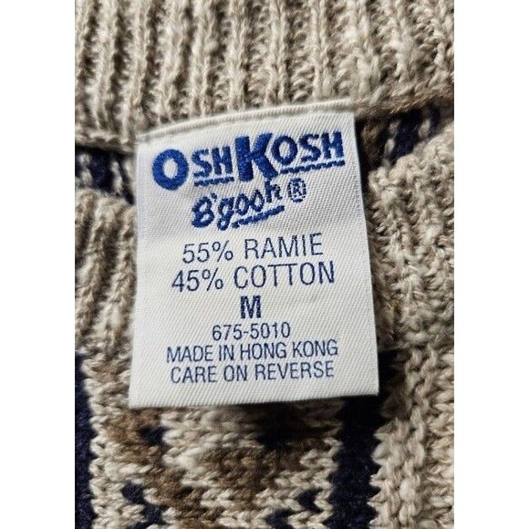 Oshkosh B'gosh Kids Vintage 80s COOGI Style Sweater Size Medium - Picture 5 of 5